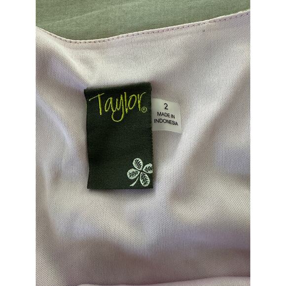 Taylor Floral Print Cut-Out Mini Dress sz 2 - Picture 3 of 4